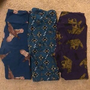 LuLaRoe leggings 5 pairs-OS